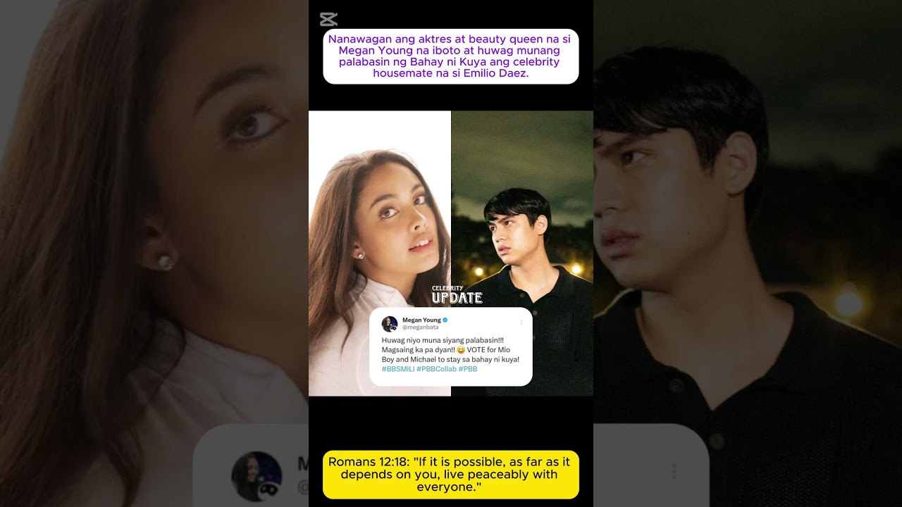 Nanawagan ang aktres at beauty queen na si Megan Young na iboto  si Emilio Daez.  