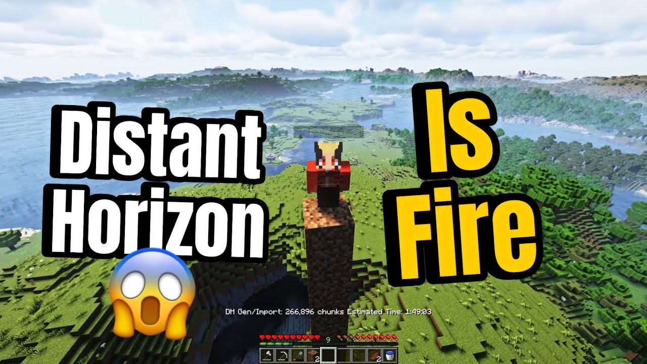 Trying Out DISTANT HORIZONS in my Minecraft Forever World #2 - YouTube