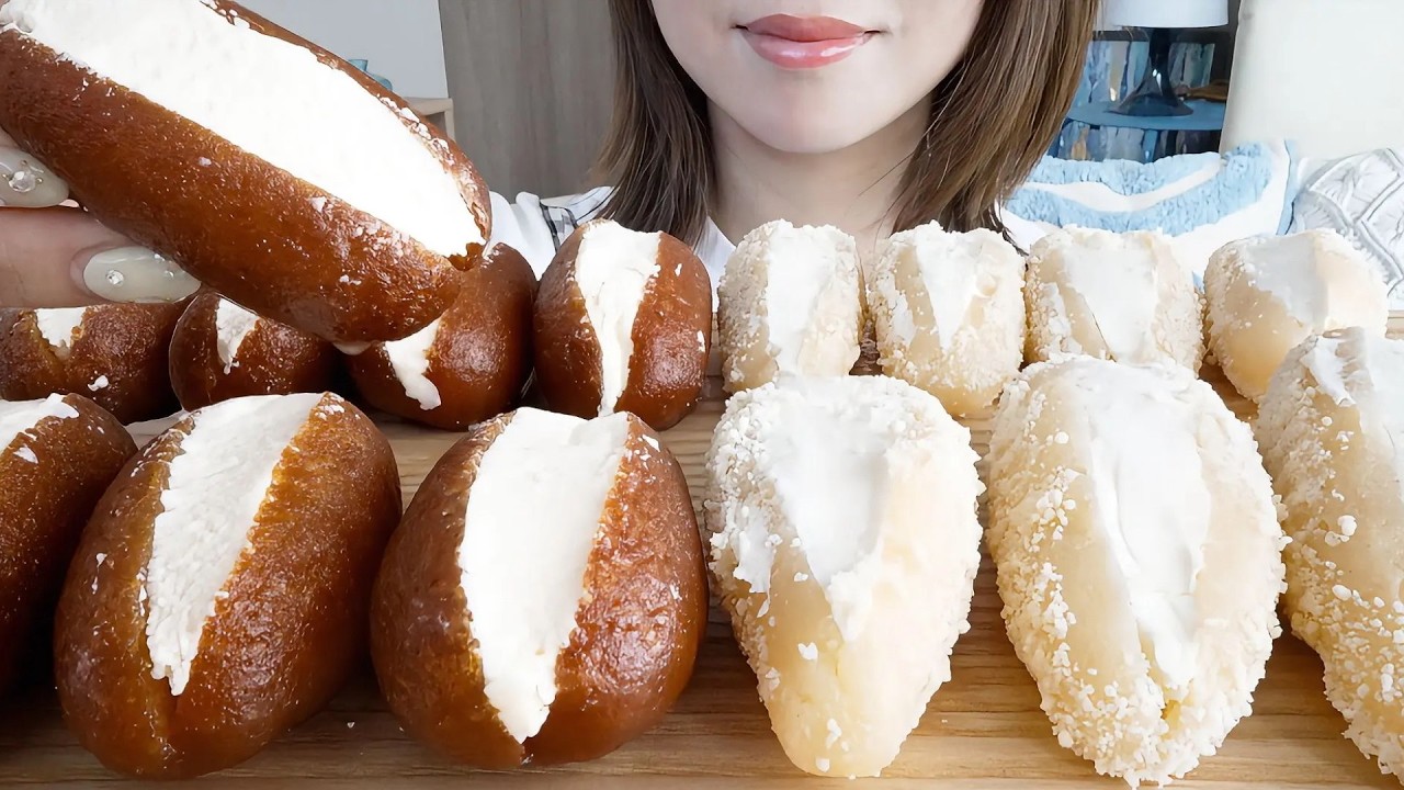 【Usami】３セット　真珠クリーム　VIDDO ASMR】THE WORLD'S SWEETEST DESSERT GULAB JAMUN CREAM SANDWICH