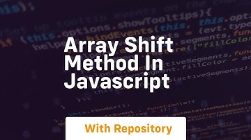 array shift method in javascript
