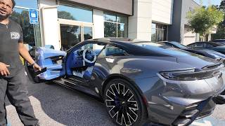New Aston Martins Arrive at Motorcars of Atlanta! DB12 with Blue Interior!