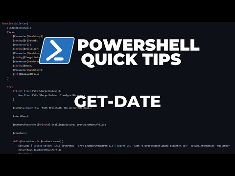 Video: Kā iegūt pašreizējo datumu un laiku programmā PowerShell?