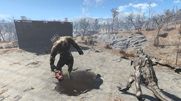 Fallout 4 - Mythic Deathclaw vs Ancient Behemoth