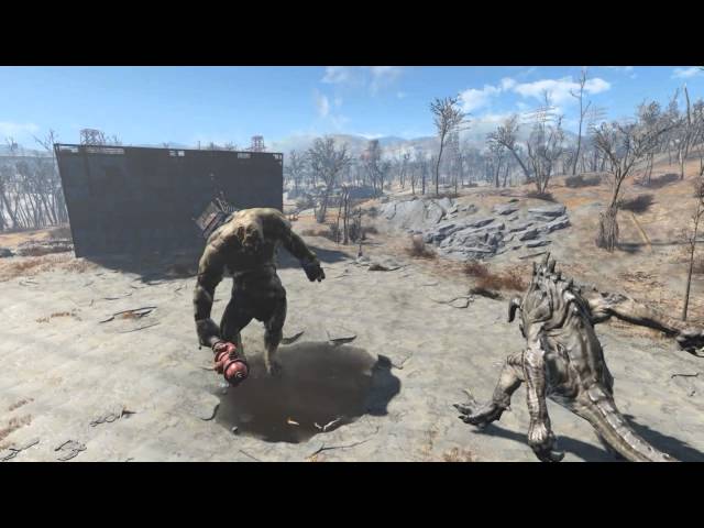 Fallout 4 - Mythic Deathclaw vs Ancient Behemoth class=