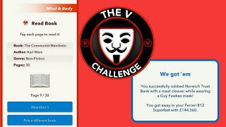 HOW TO COMPLETE THE V CHALLENGE | escaping jail during a riot | becoming a barber | Bitlife