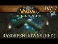 Mount + Razorfen Downs Dungeon Run | WoW Classic Gameplay | Priest Day 7 Leveling