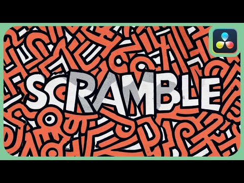 Text Animation Basics | The Text Scramble Effect | DaVinci Resolve |