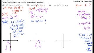 101 7-6 Solutions 32-34