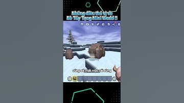 Interesting Things About Yaks In Mini World !! | ALIEN GAME #miniworld #aliengame #shorts