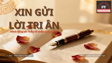 Xin gửi lời tri ân