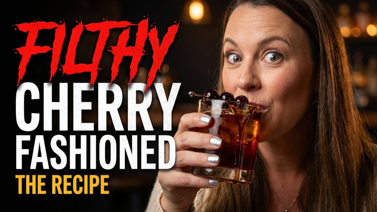 The FILTHY Cherry Old Fashioned Cocktail Recipe | HOW TO MAKE