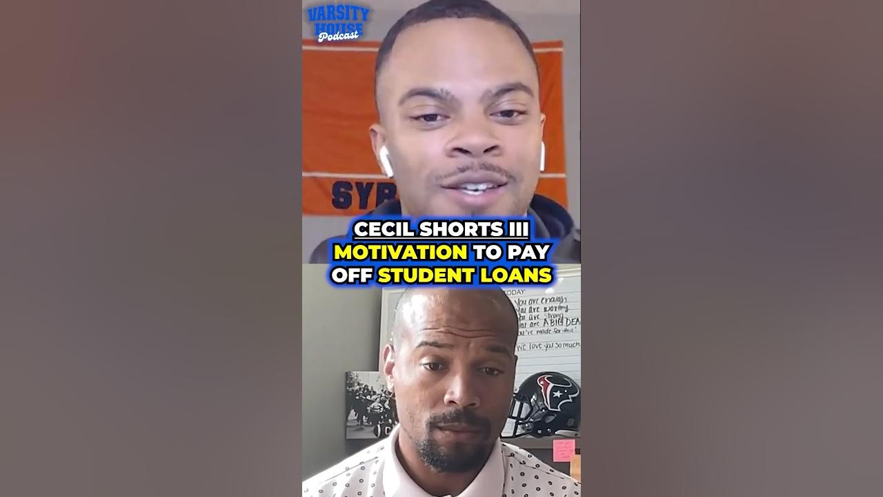 First NFL Contract Pays Off Student Loans YouTube