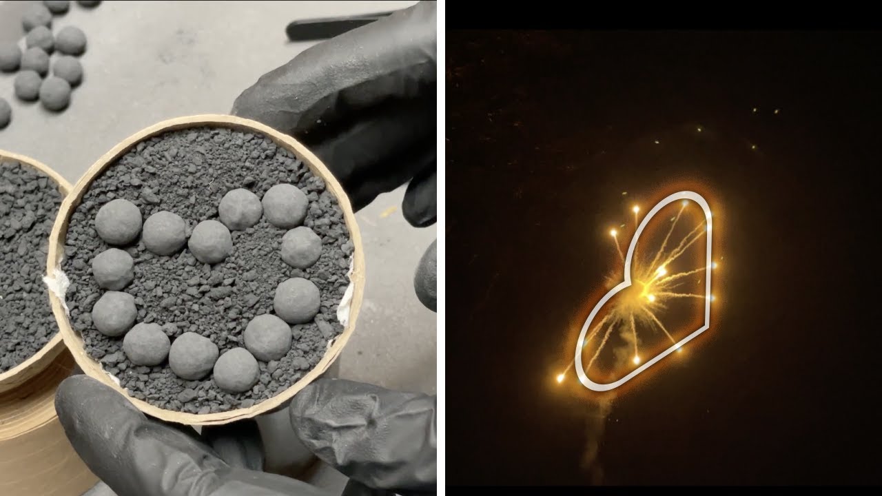 Making A Heart Shaped Firework