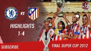 🏆 2012 - Final Supercup 🏆 Chelsea FC vs Atlético de Madrid 1-4 All Highlights &amp; Goals| HD