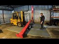 Digging out for a concrete slab. Installing vehicle lift.