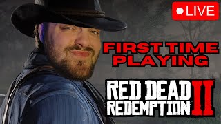 My First Time EVER Red Dead Redemption 2! (Day 6)