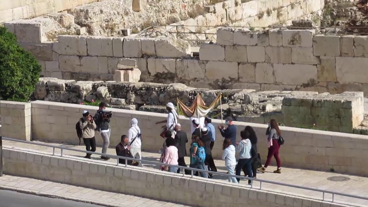 Old City near Western Wall Friday morning YouTube