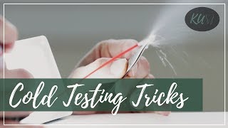 ENDO Cold test tricks