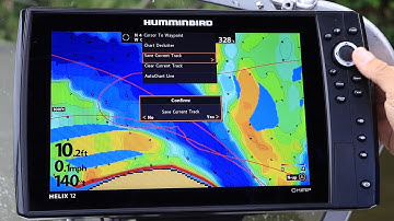 Humminbird HELIX How To Save Current Track | X-Press Shortcut