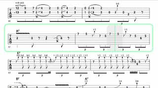 THE JEFF HEALEY BAND ● Hideaway [ Isolated Guitar 2 + TAB ]