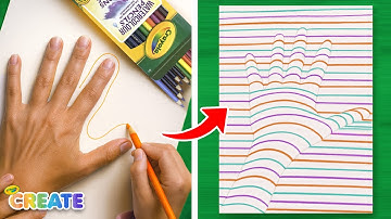 3D Optical Illusions You Can Draw! | Art Fun for Creative Kids