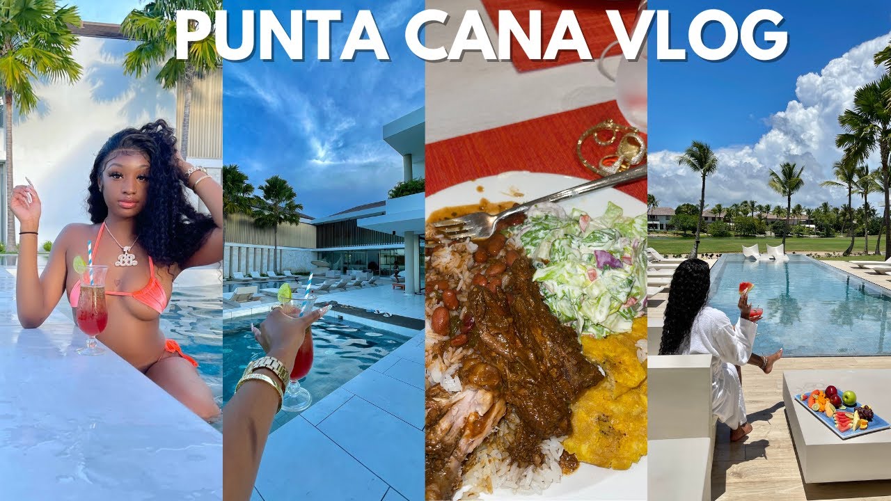 PUNTA CANA VLOG | GROUP TRIP | 9 BEDROOM PRIVATE VILLA + PRIVATE CHEF + MORE | Boujee Barbiee
