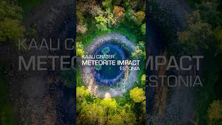 Estonia’s Meteorite Crater: Kaali Impact Site on Saaremaa Island  #travel #shorts #short #drone