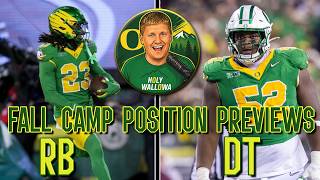 2026 Oregon Ducks Fall Camp Position Previews - Running Back & Interior Defensive Line