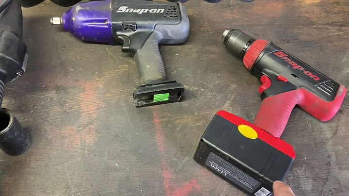 Snap-On 18V Ni-Cad battery upgraded to Li-ion for half the cost of a new Ni-Cad battery!