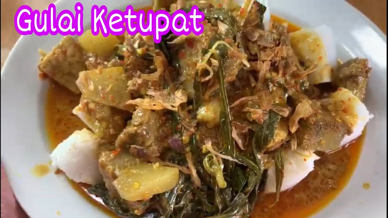 resep Lontong sayur padang Gulai ketupat sayur Padang Enak 