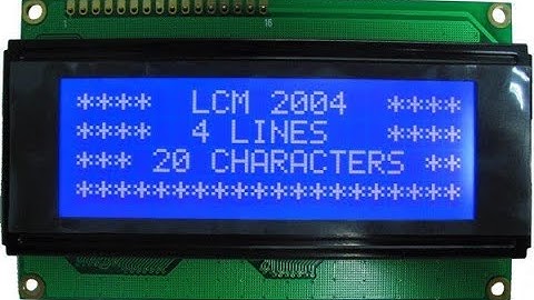 Giao tiếp với LCD 20X4, LM35, ADC, RAM : Cách tạo số siêu to và hiển thị lên LCD