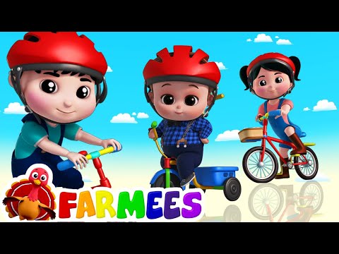 Video Hãy đi xe đạp | Em bé bài hát | Vần điệu trẻ| Farmees... - youtube
