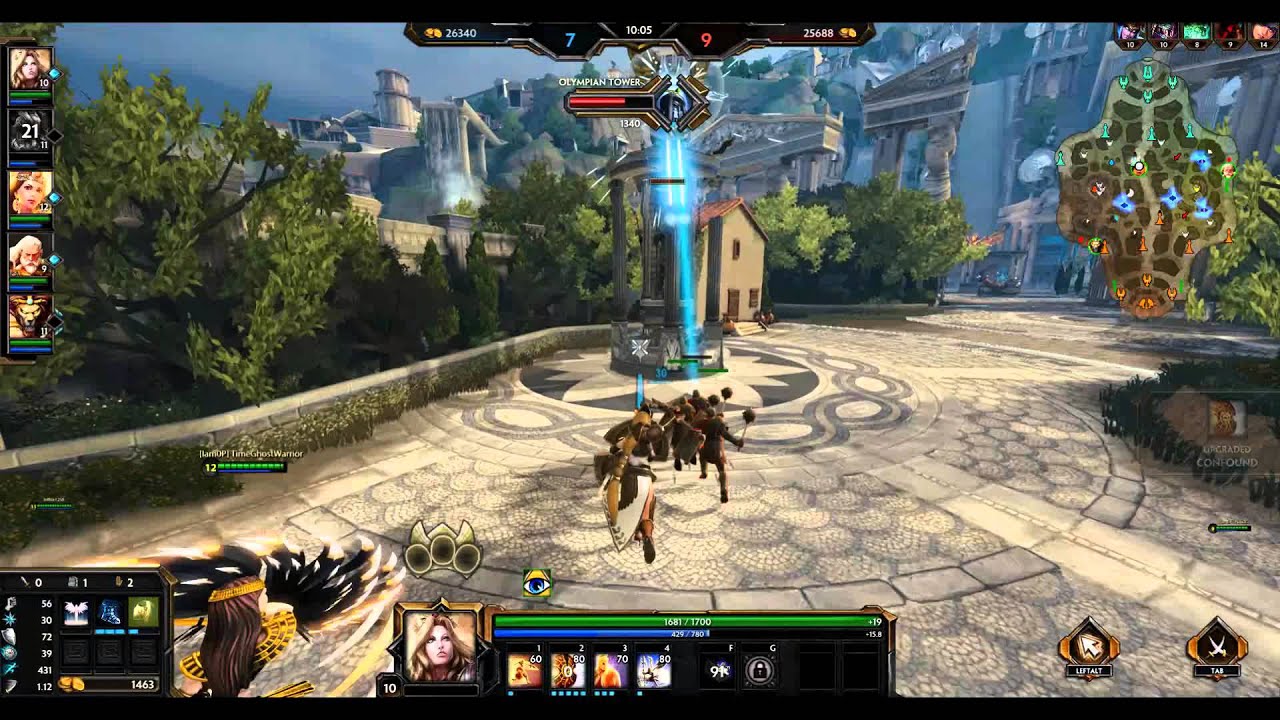 [SMITE] Athena Support Gameplay Commentary.