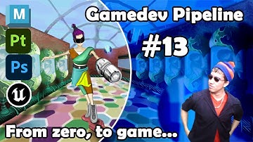 Gamedev pipeline #13: main character design #maya #substance3dpainter  #zbrush  #unrealengine