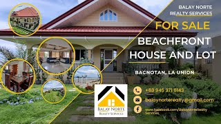 Beachfront House and Lot For Sale | Bacnotan, La Union