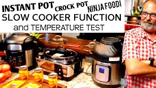 SLOW COOKER TEST Instant Pot | Ninja Foodi | Crock Pot | Comparison