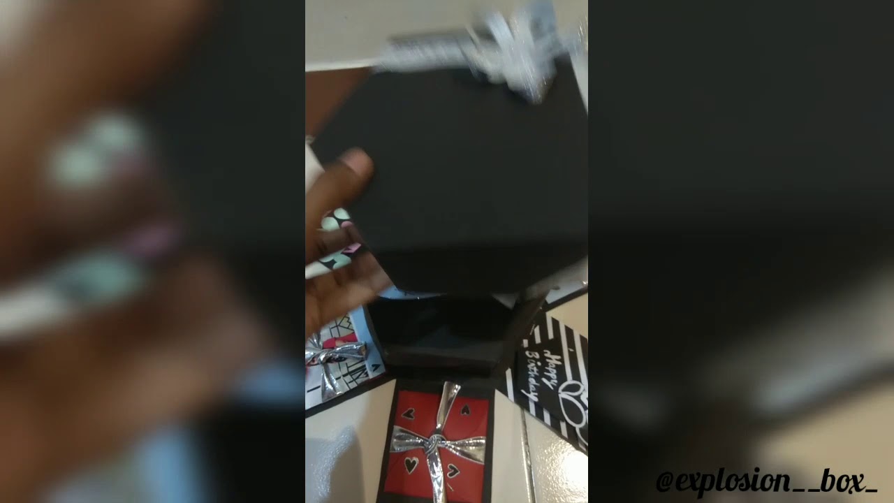 Explosion box || Birthday gift || DIY surprise box || Gift your loved ...