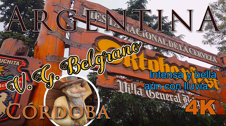 Villa Gral. Belgrano - Córdoba - Con lluvia... siempre bella y popular. #argentina #cordoba