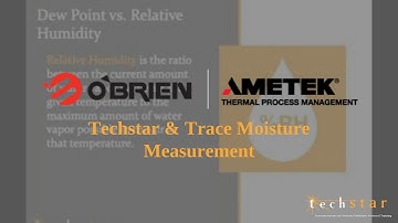 Techstar & Trace Moisture Measurement