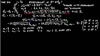 Example: generalised angular momentum (2012 Q10) (PHAS3226 Video 15)