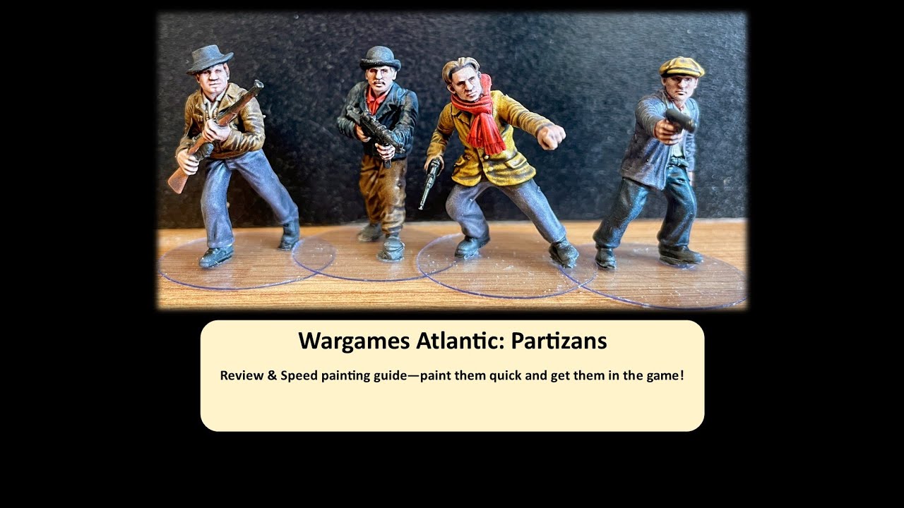 Wargames Atlantic French Resistance - Quick Painting Tutorial