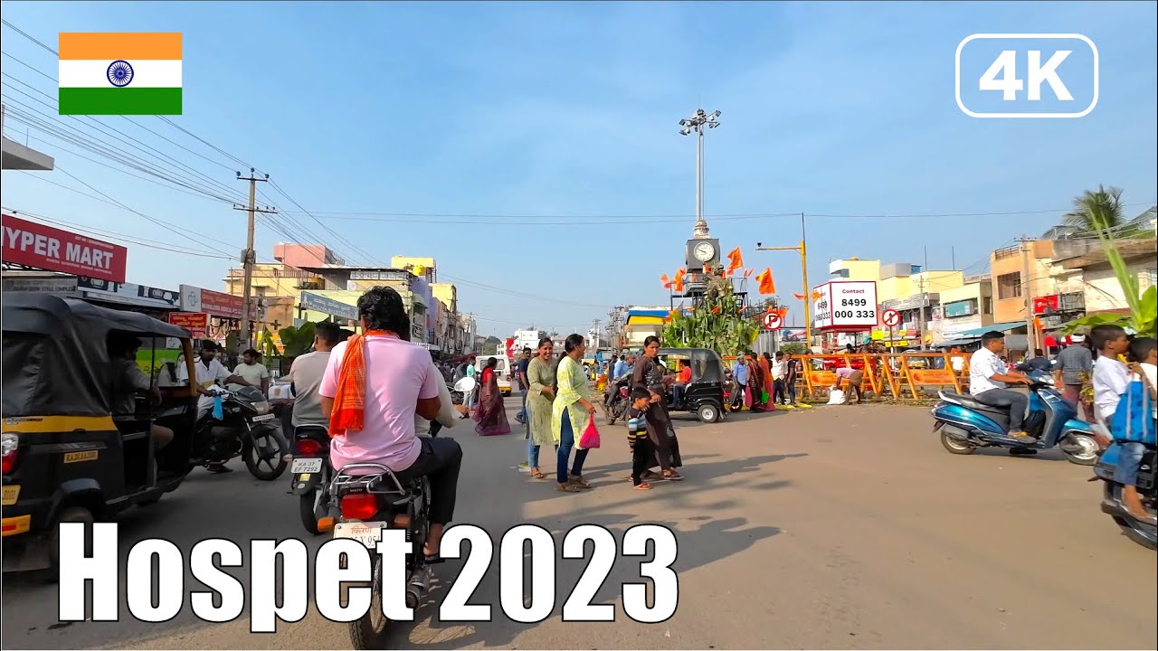 【India Drive 4K】Hospet Karnataka 2023