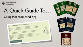 A Quick Guide to Using PlacenamesNI.org
