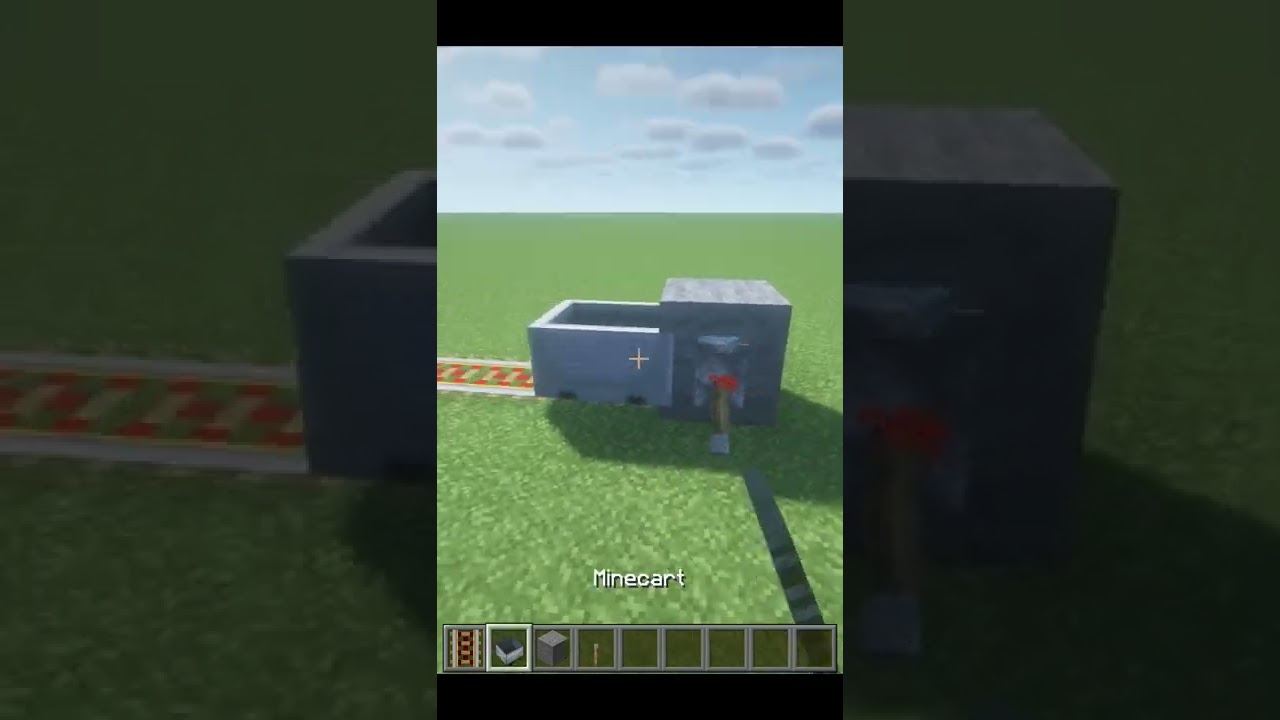 New epic way to use rails in Minecraft