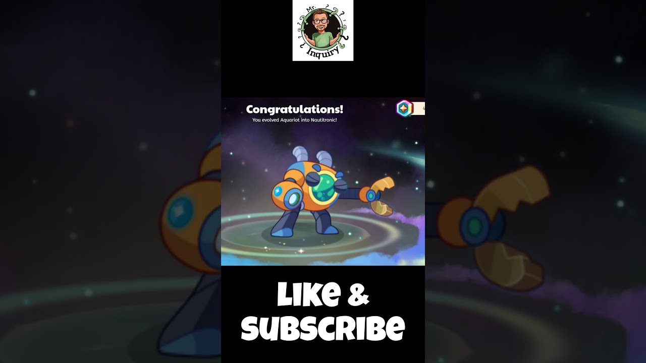 Aquariot Evolves into Nautitronic in Prodigy Math!!! 
