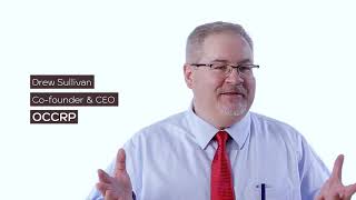 Drew Sullivan, OCCRP at Reinventing Media Business forum 2019