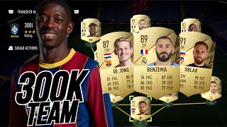 INSANE 300K FIFA 22 SQUAD!!! FIFA 22 ULTIMATE TEAM