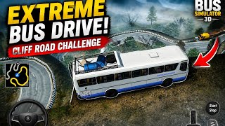 🔥 Impossible Mountain Bus Drive 😱 Cliff Road Challenge | Bus Simulator 3D🤯💥 screenshot 1