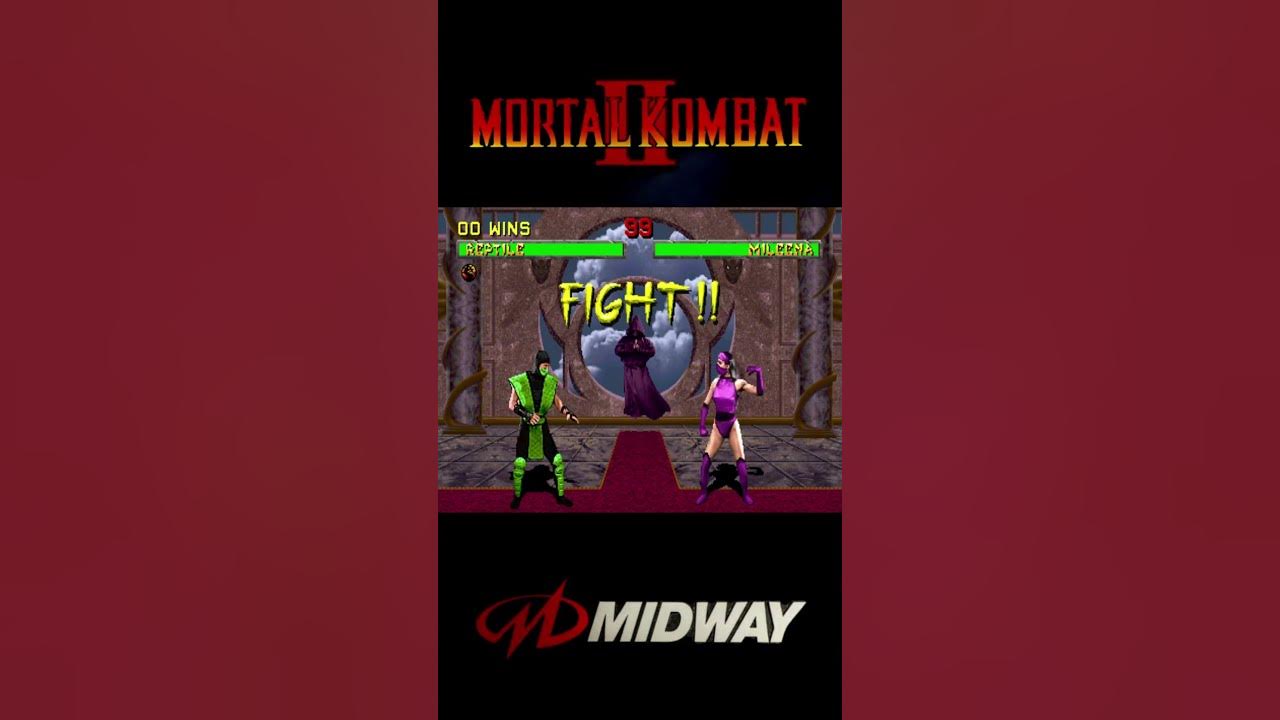 Mortal Kombat II - Reptile / Fatality 2: Invisible Slice (Arcade) - YouTube