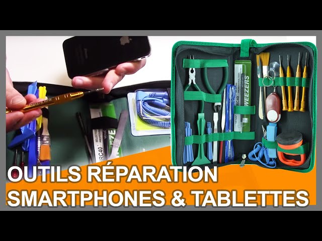 Kit outils complet de réparation de smartphone